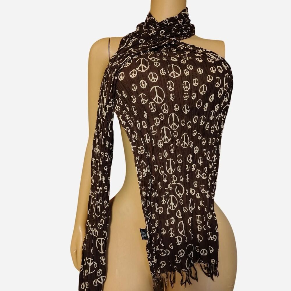 American-eagle Women's‎ Brown and Black Scarf-wraps - Picture 5 of 8